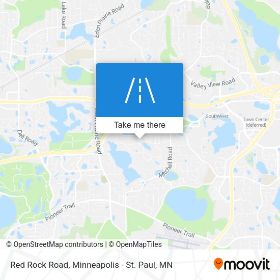 Red Rock Road map