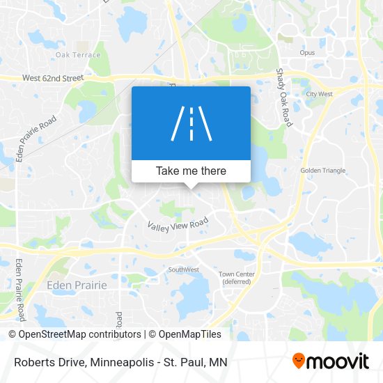 Roberts Drive map