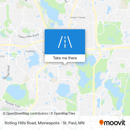 Mapa de Rolling Hills Road