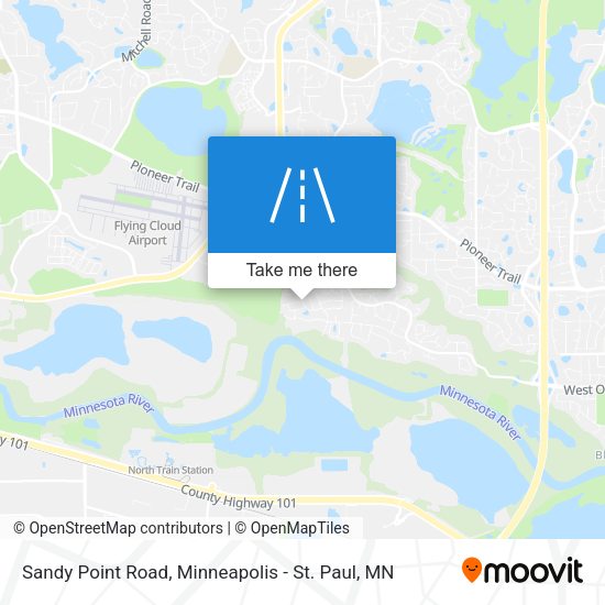 Mapa de Sandy Point Road