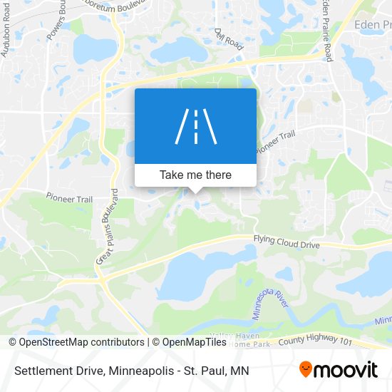 Mapa de Settlement Drive