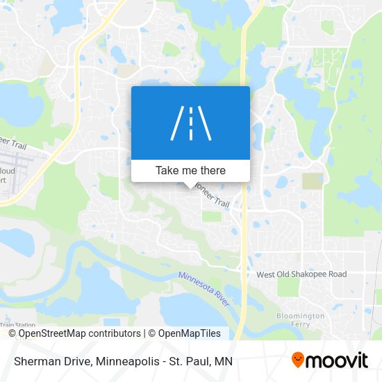 Mapa de Sherman Drive