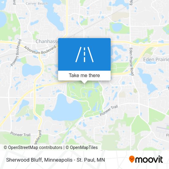Sherwood Bluff map