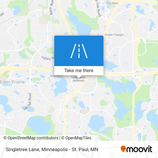 Singletree Lane map