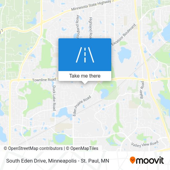 Mapa de South Eden Drive