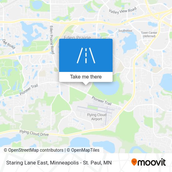 Staring Lane East map
