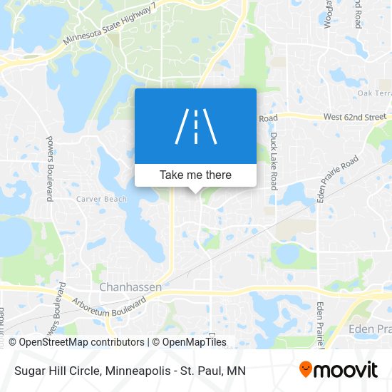 Sugar Hill Circle map