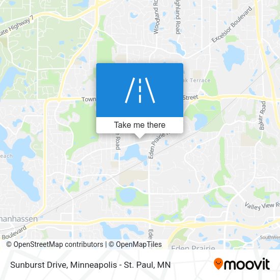 Sunburst Drive map