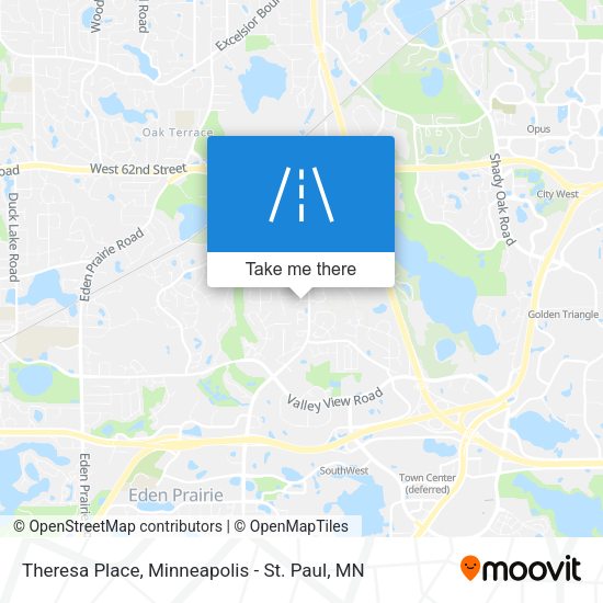 Theresa Place map