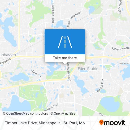 Timber Lake Drive map