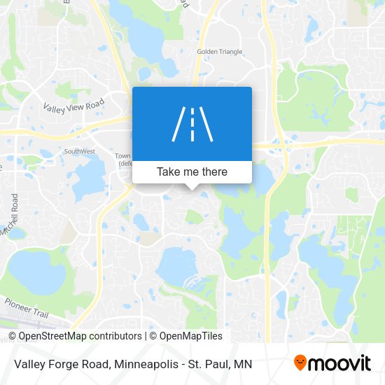 Valley Forge Road map