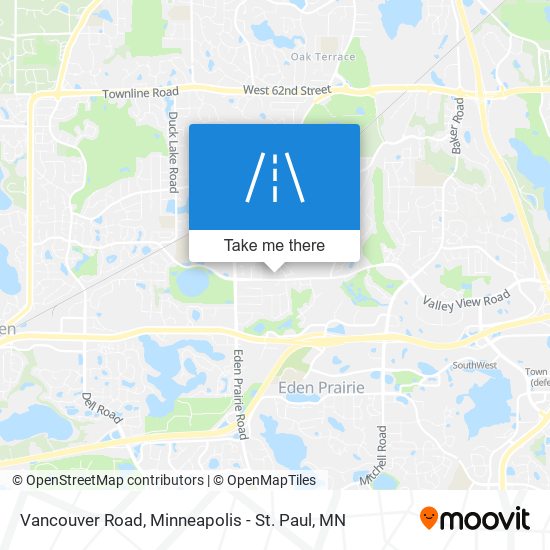 Vancouver Road map