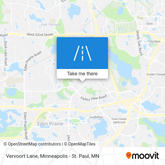 Vervoort Lane map
