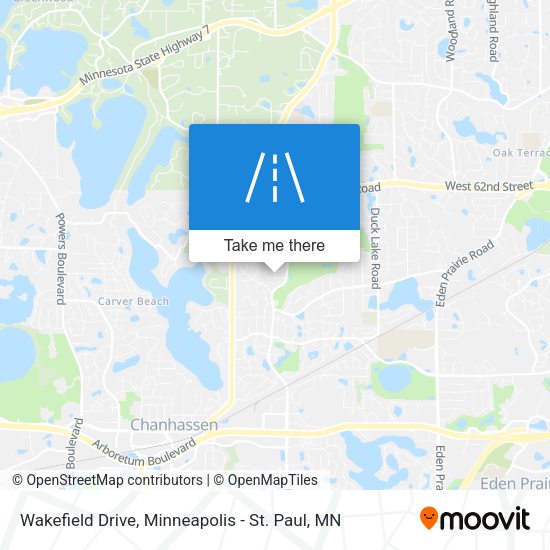Mapa de Wakefield Drive