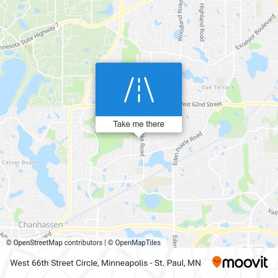 Mapa de West 66th Street Circle