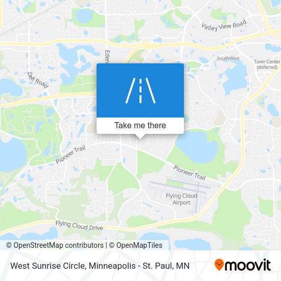 Mapa de West Sunrise Circle