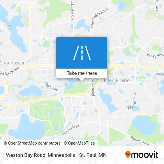 Mapa de Weston Bay Road