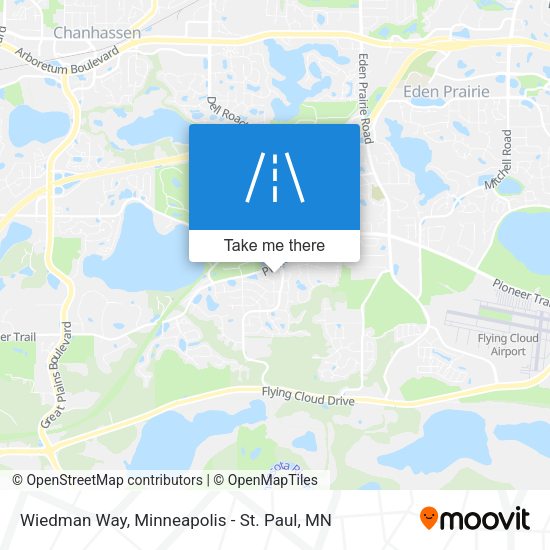 Wiedman Way map