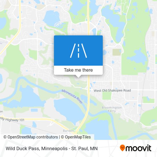 Wild Duck Pass map