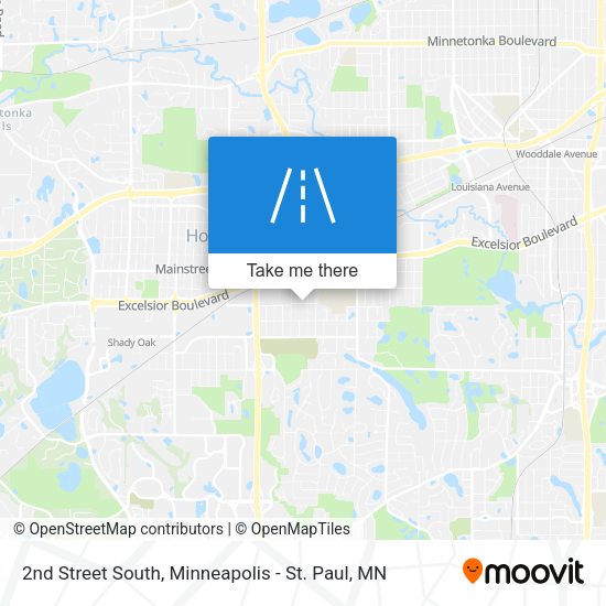2nd Street South map