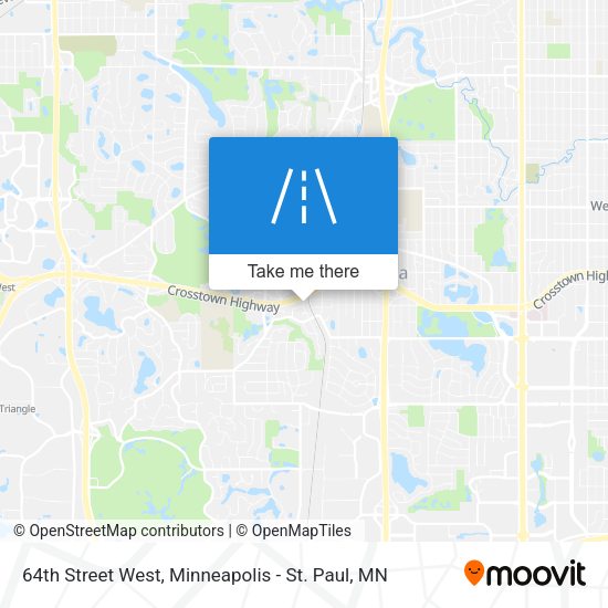 Mapa de 64th Street West