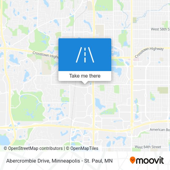 Mapa de Abercrombie Drive
