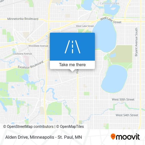 Mapa de Alden Drive