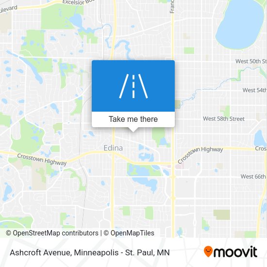 Ashcroft Avenue map