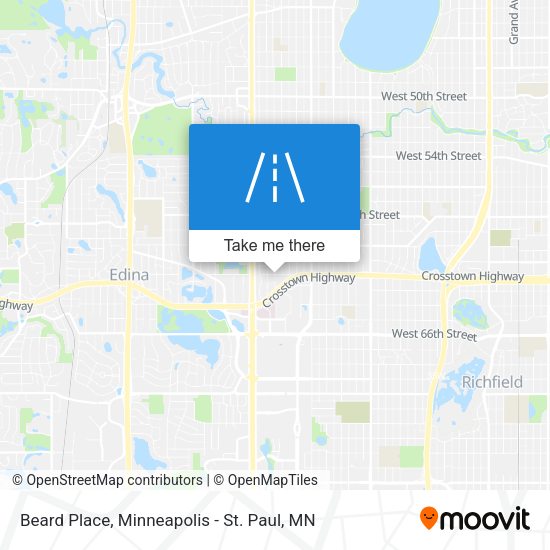 Beard Place map