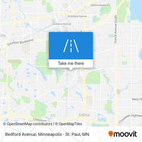 Mapa de Bedford Avenue