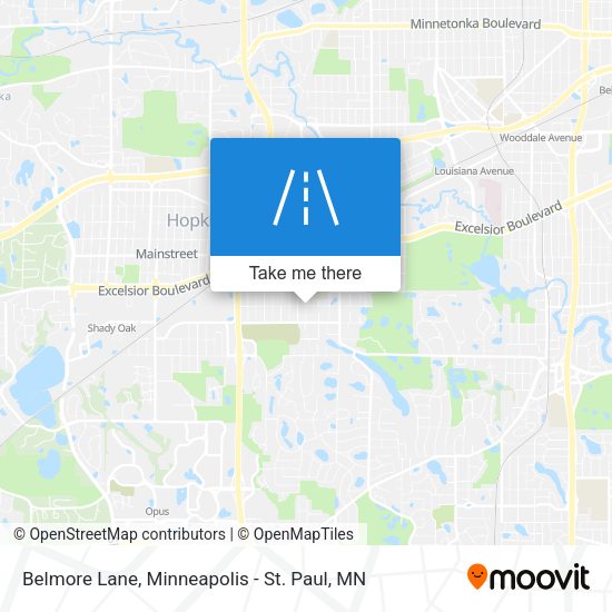 Belmore Lane map