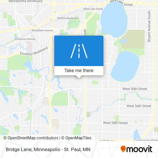 Mapa de Bridge Lane