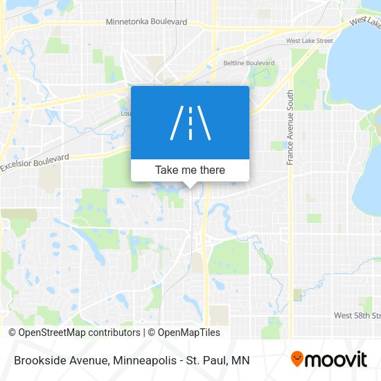Brookside Avenue map