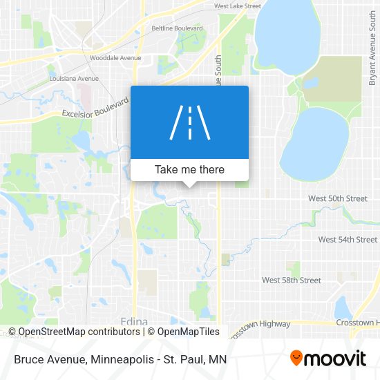 Mapa de Bruce Avenue