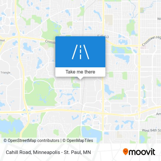 Cahill Road map