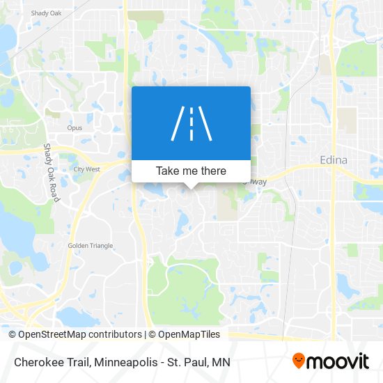 Mapa de Cherokee Trail