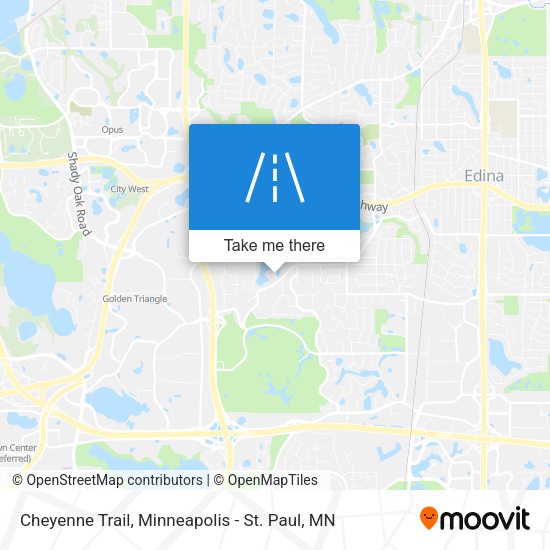 Cheyenne Trail map