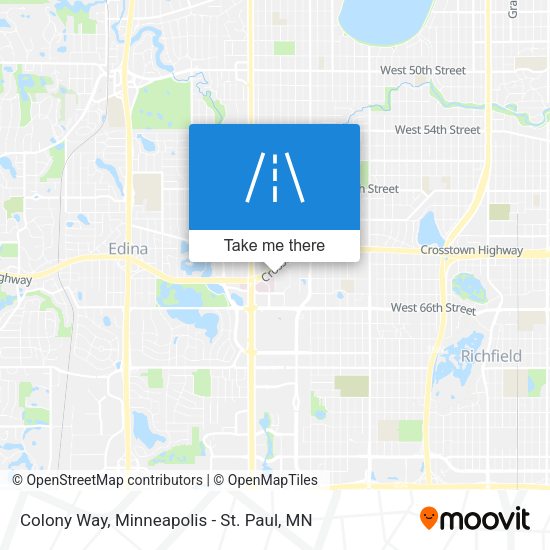 Mapa de Colony Way