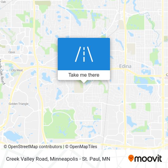 Mapa de Creek Valley Road