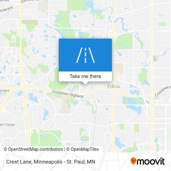 Mapa de Crest Lane