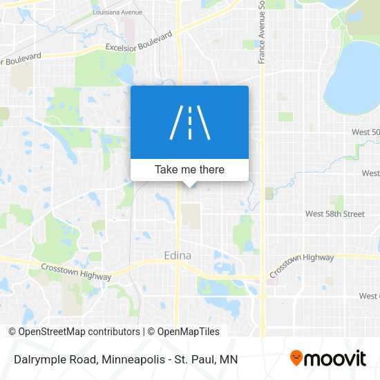 Mapa de Dalrymple Road
