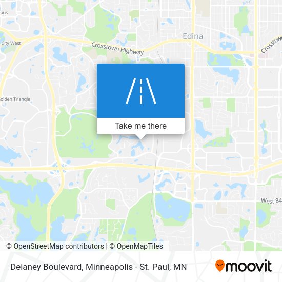 Delaney Boulevard map