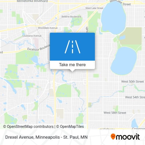 Mapa de Drexel Avenue