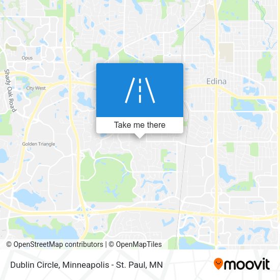 Dublin Circle map