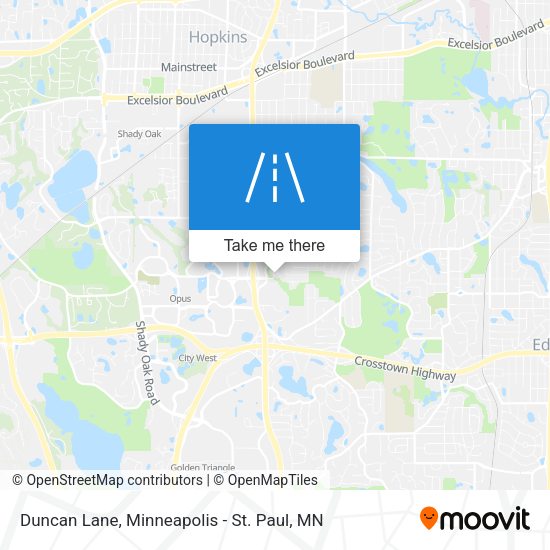 Mapa de Duncan Lane
