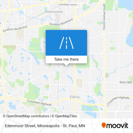 Edenmoor Street map