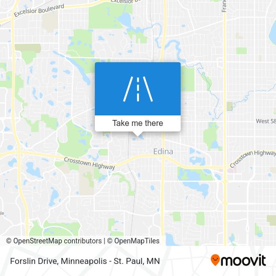 Forslin Drive map
