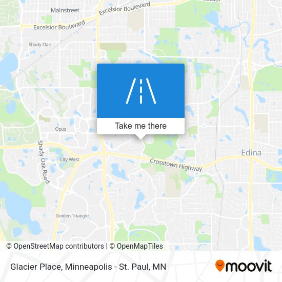 Glacier Place map