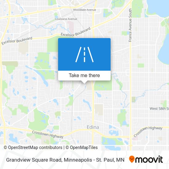 Grandview Square Road map