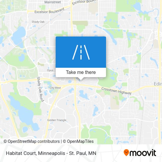 Habitat Court map